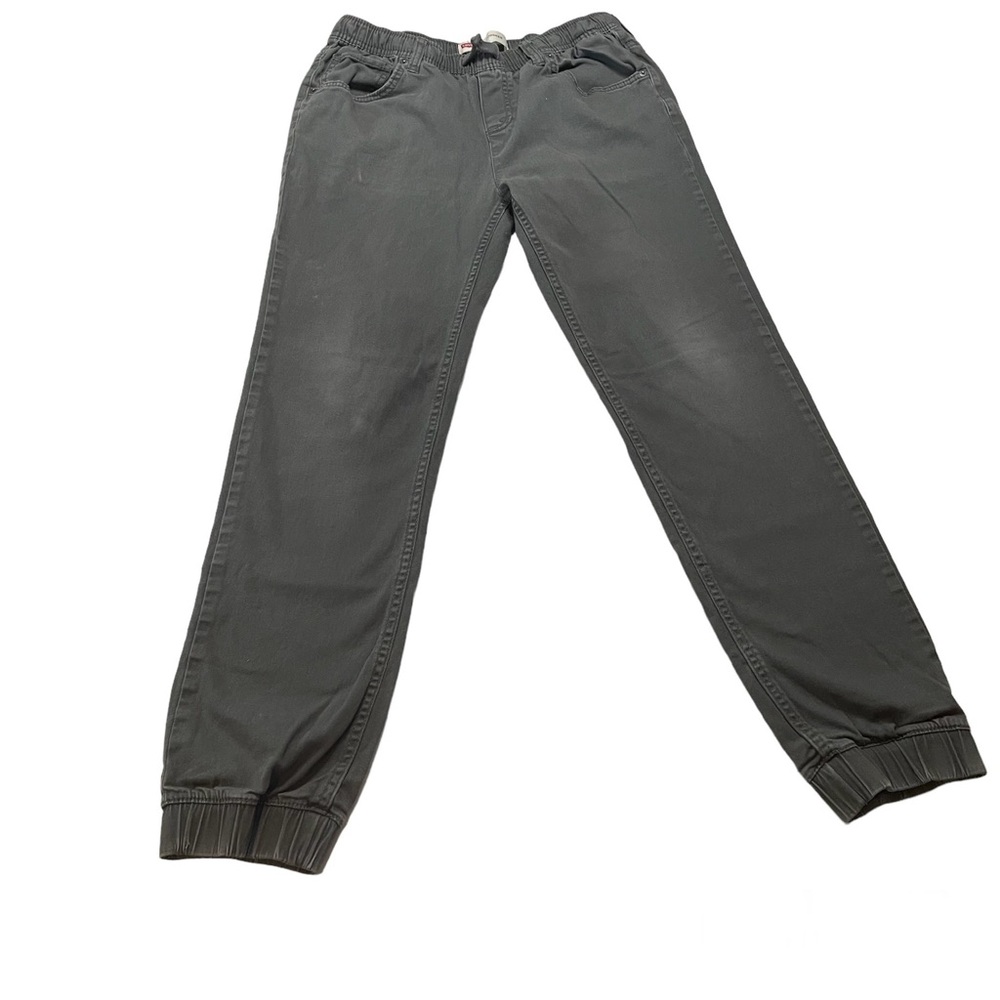 Levi's Boys Gray Twill Jogger Slim Fit Sz XL